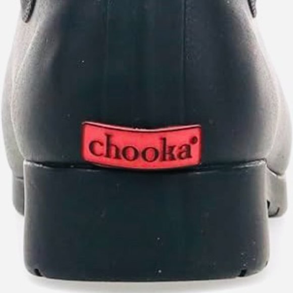CHOOKA Women's Waterproof Slip-On Black Boots NWT Size 6 - Picture 3 of 11